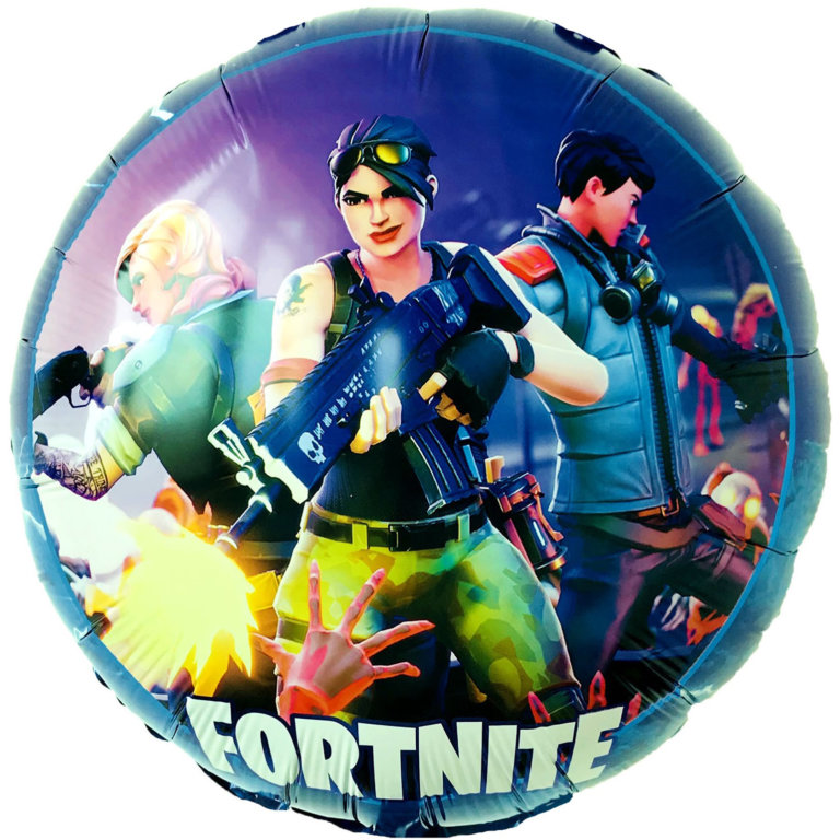 Фольгированный шар, Круг 46 см, Битва Героев, Дизайн №1