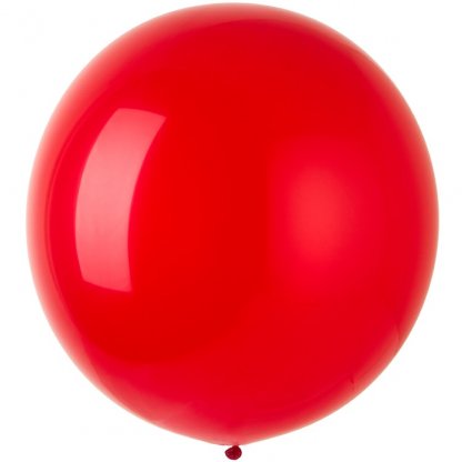 Латексный шар 61 см, Apple Red, кристалл