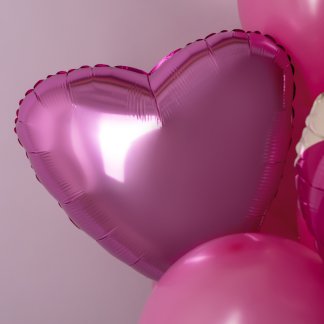 Сердце 46 см Пион