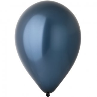 Латексный шар 30 см, металлик, Navy Flag Blue