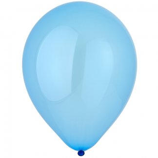 Латексный шар 30 см, кристалл, Droplets Blue