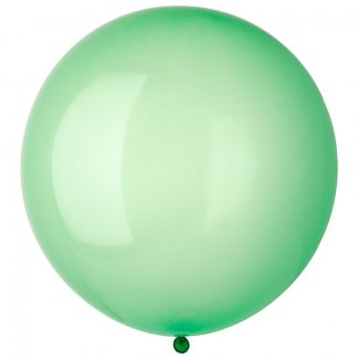 Латексный шар 61 см, Экстра Bubble Green, кристалл