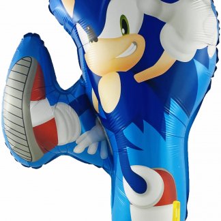 Шар (30''/76 см) Фигура, Ежик Аниме, Синий