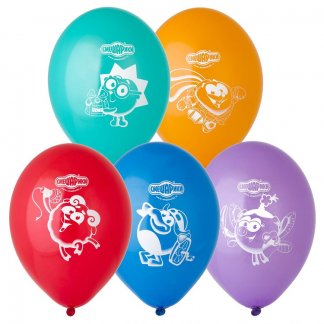 Шар с рисунком 12 Смешарики Праздник в стиле