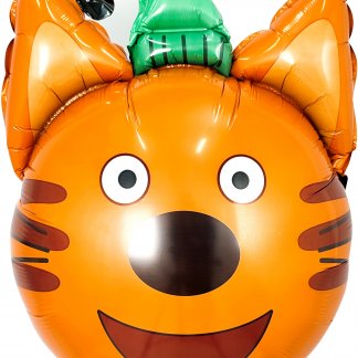 Шар (21''/53 см) Фигура, Голова, Три Кота, Компот