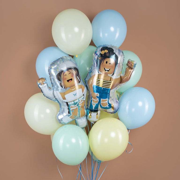 Набор шаров с гелием девочки роблокс