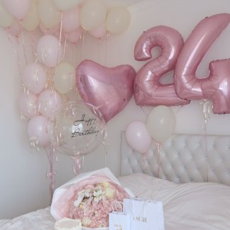 Шары розовые шары для девушки