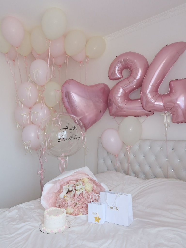 Шары розовые шары для девушки