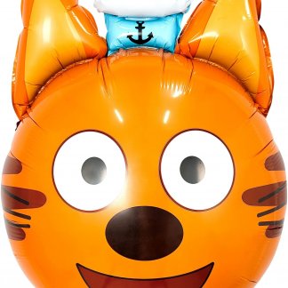 Шар (21''/53 см) Фигура, Голова, Три Кота, Коржик