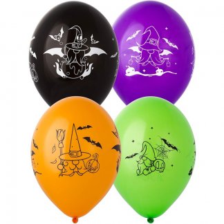 Шелкография пастель 14 Гномы хэллоуин