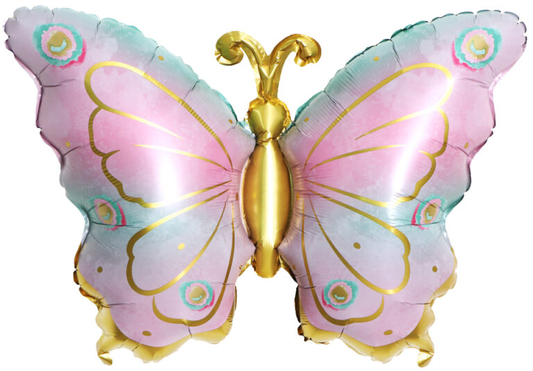 Шар (31''/79 см) Фигура, Нежная бабочка, Градиент