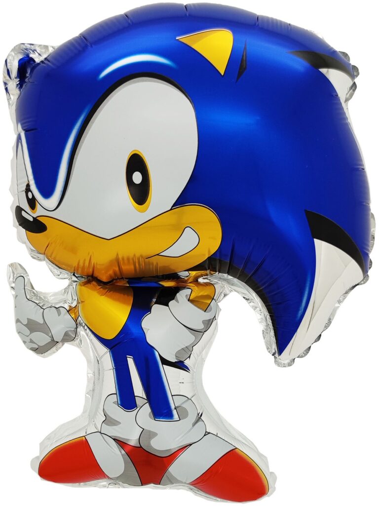 Шар (27''/69 см) Фигура, Ежик Аниме, Синий