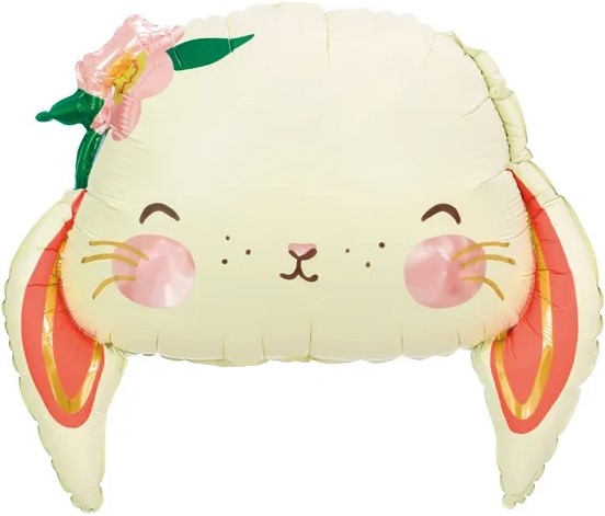 Шар (26''/66 см) Фигура, Зайка с цветком