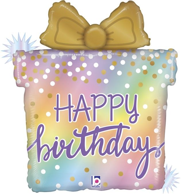 Шар (27''/69 см) Фигура, Подарок на День Рождения, Голография