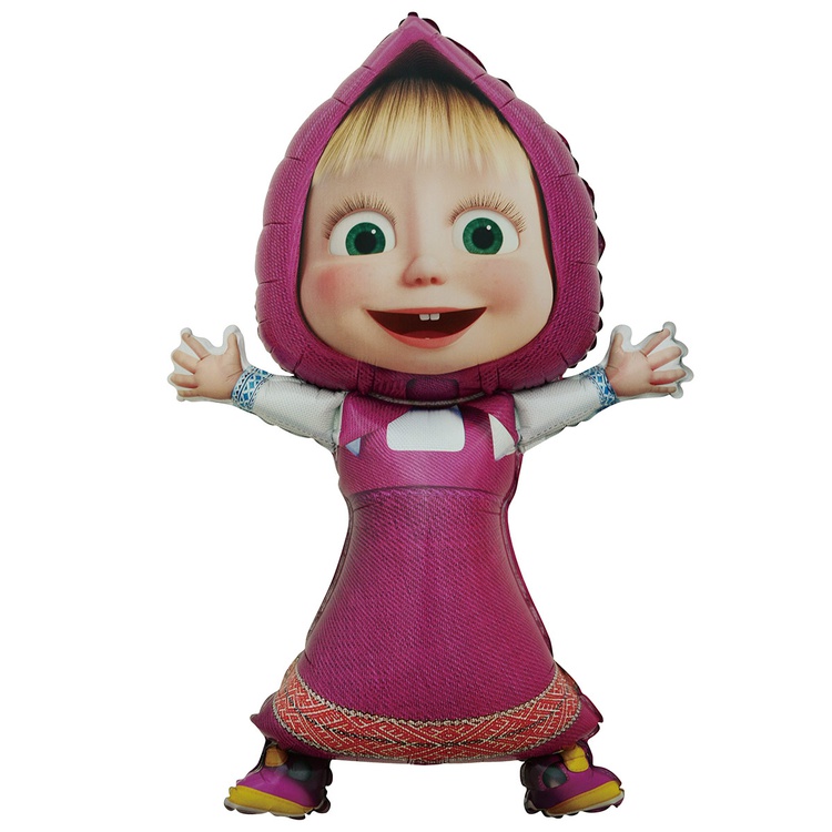 Фигура  шар Маша и медведь 100 см