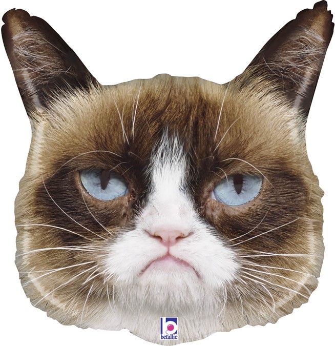 Шар (28''/71 см) Фигура, Сердитая кошка