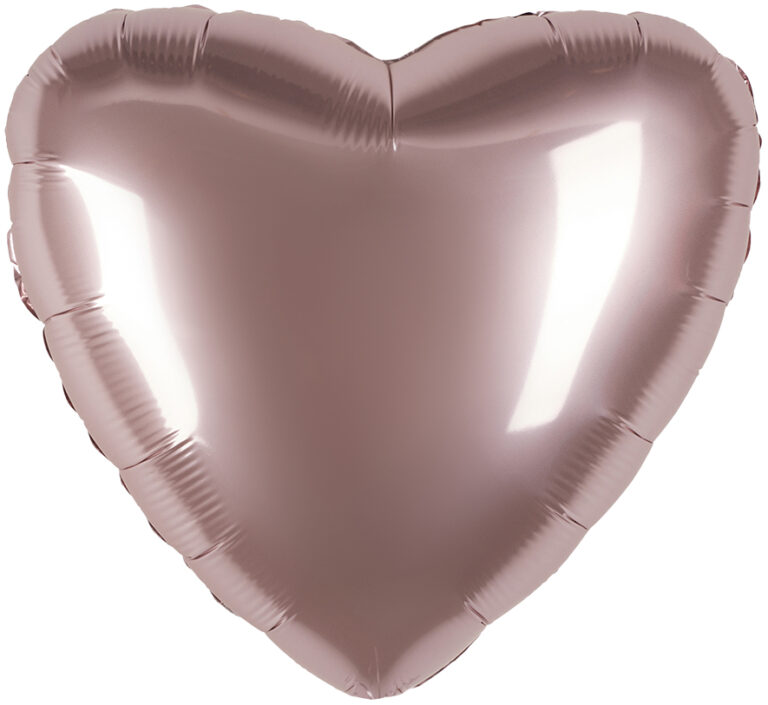 Шар (18''/46 см) Сердце, Грибной, Сатин