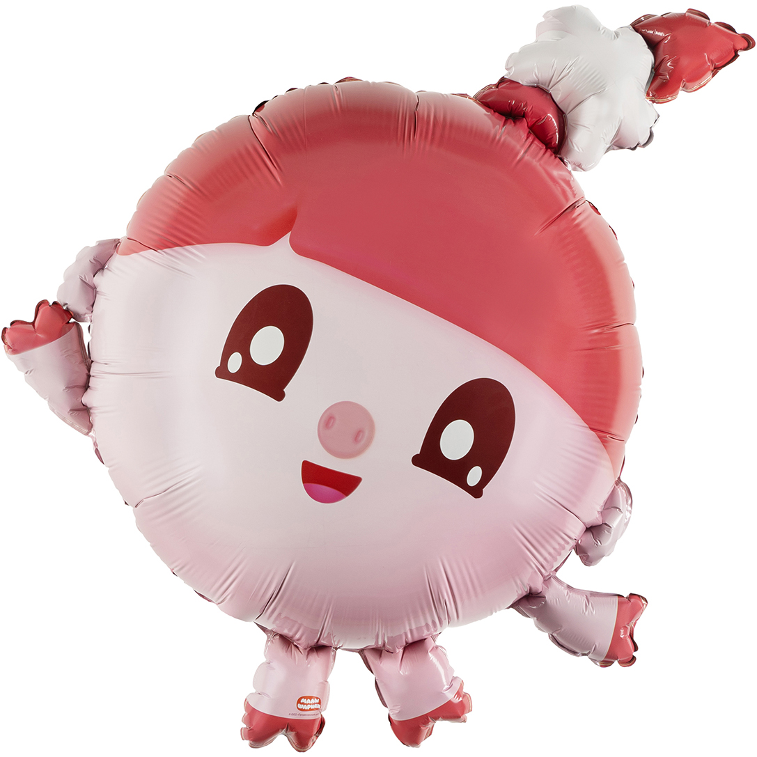 Шар (36''/91 см) Фигура, Малышарики, Нюшенька