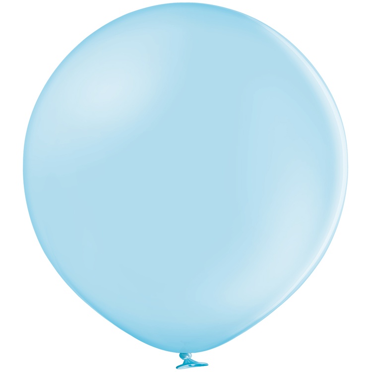 Шар (24''/61 см), Sky Blue Экстра (голубой), пастель