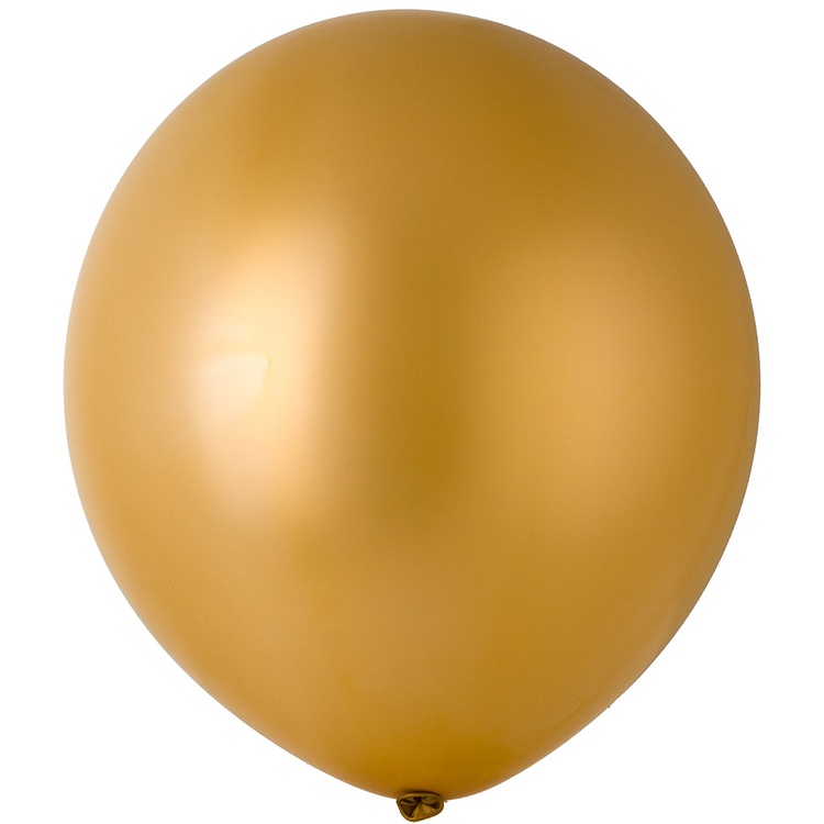 Шар (24''/61 см), Металлик Экстра Gold (золотой), металлик