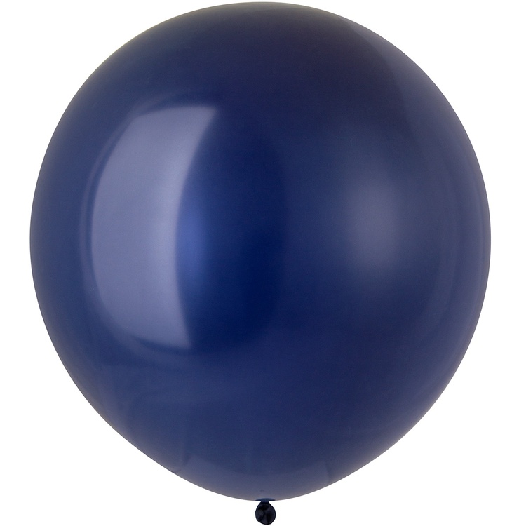 Шар (24''/61 см), Экстра Marine Blue, Темно-синий, пастель