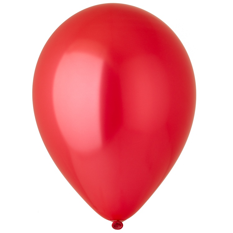 Шар (12''/30 см), Apple Red (красный), металлик
