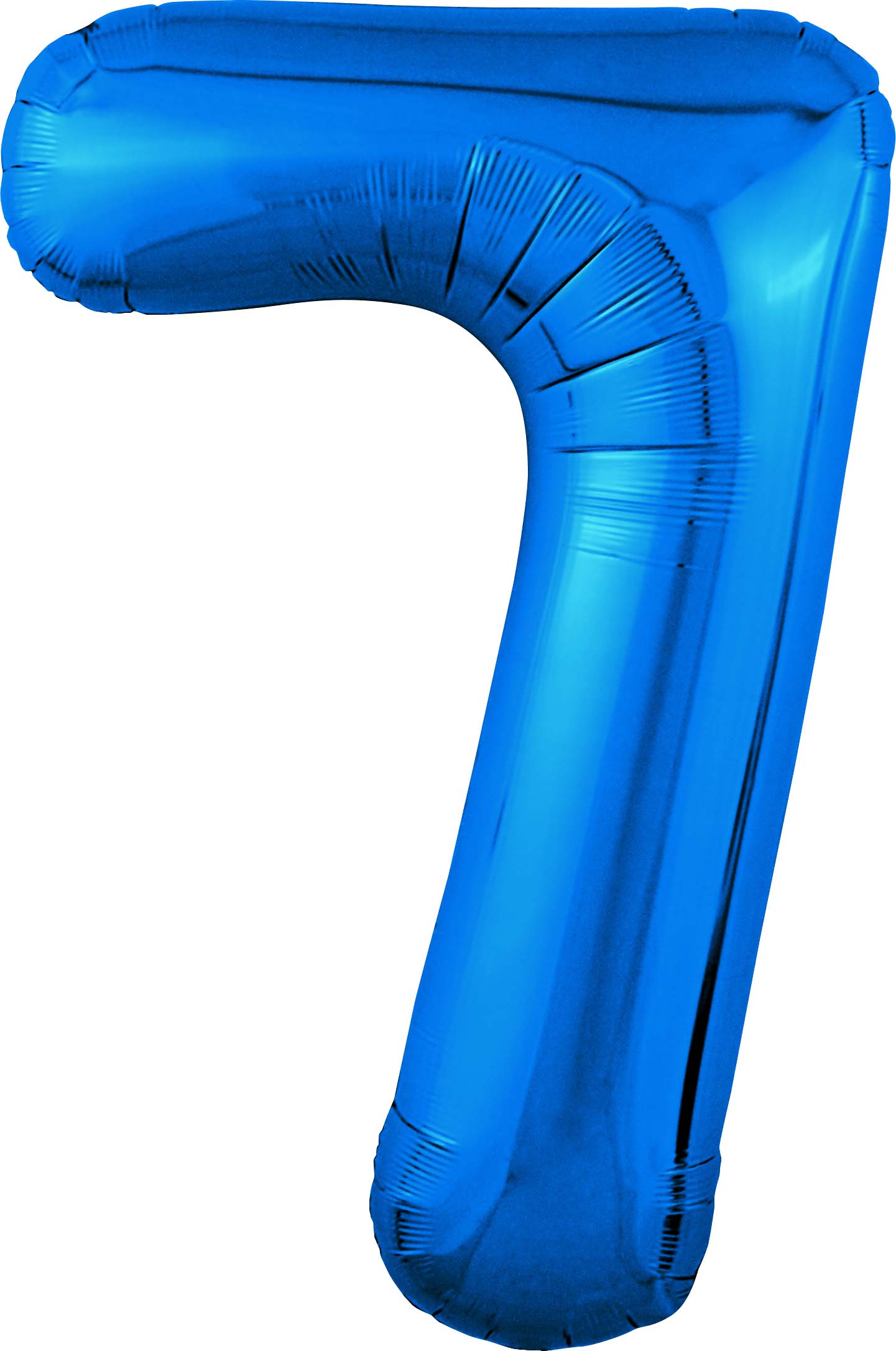 Шар (40''/102 см) Цифра, 7 Slim, Синий (Agura)