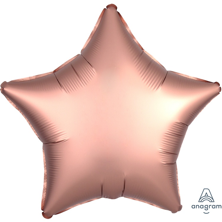 Шар (18''/46 см) Звезда, Сатин Rose Copper (Anagram)
