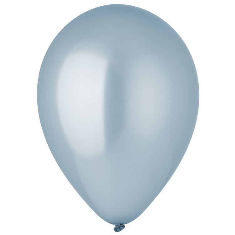 Шар (12''/30 см), Pastel Blue (голубой), перламутр