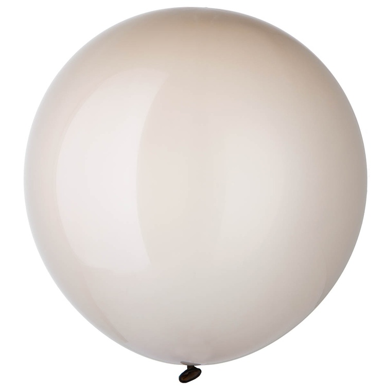 Шар (24''/61 см), Экстра Bubble Grey (серый), кристалл
