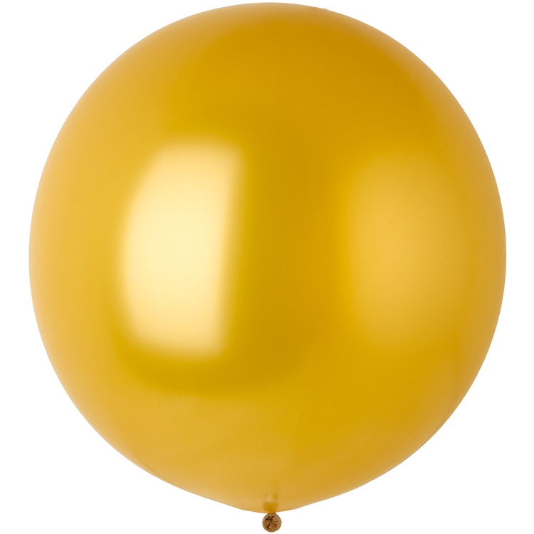 Шар (24''/61 см), Перламутр Gold (золотой), металлик