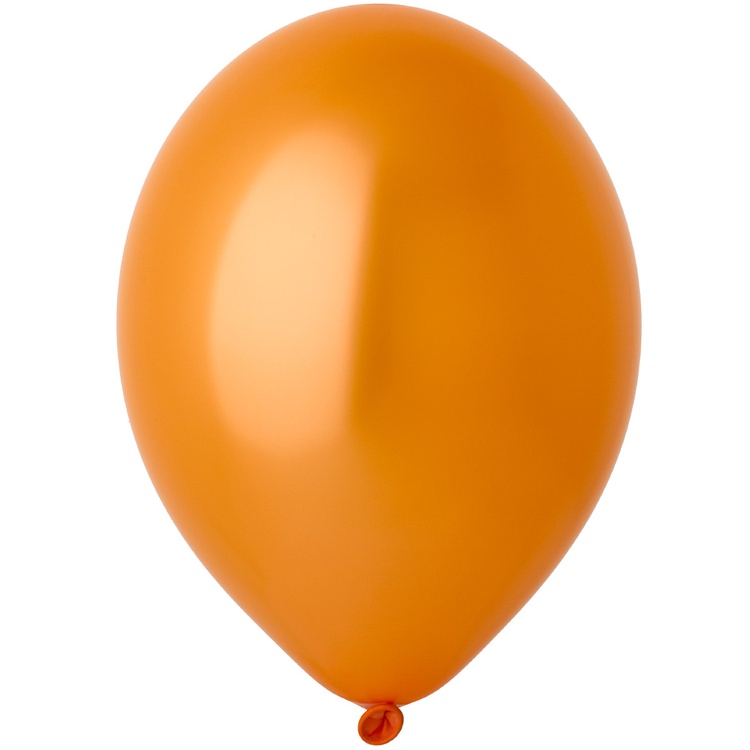 Шар (12''/30 см), Экстра Bright Orange (оранжевый), металлик