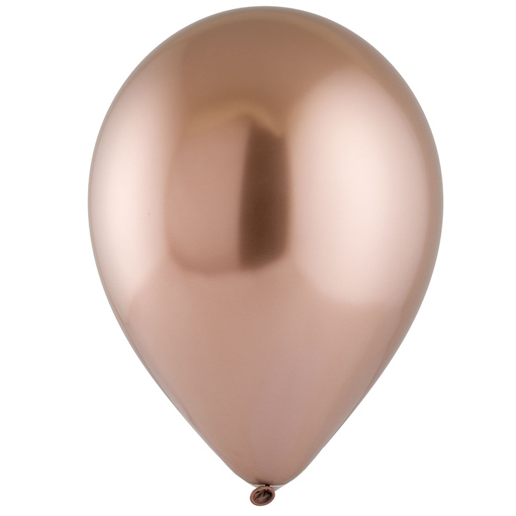 Шар (12''/30 см), Сатин Rose Copper (розовое золото), хром