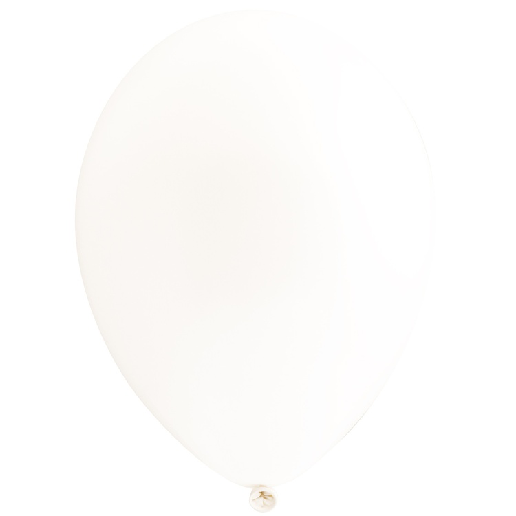 Шар (12''/30 см), Экстра White (белый), пастель