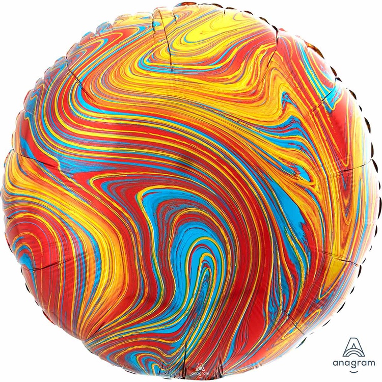А Б/РИС КРУГ 18 Мрамор Colorful