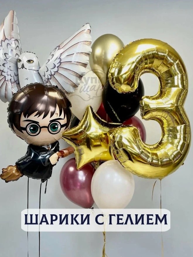 Воздушные шары с гелием, шарики воздушные Гарри Поттер №2689