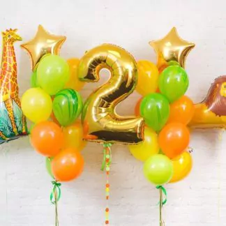 Комплект гелиевых шаров «Джунгли»