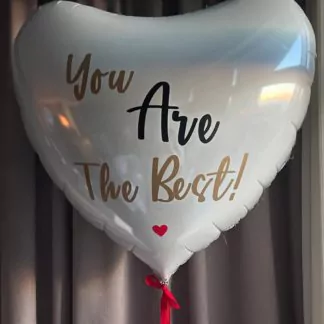 Сердце белое (надпись может быть любая указать в примечании к заказу)